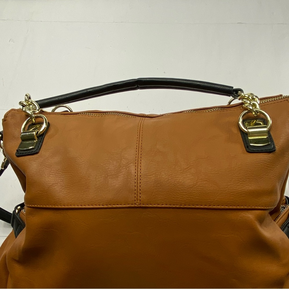 STEVE MADDEN Brown Shoulder Bag Purse Faux Leather - Picture 5 of 15